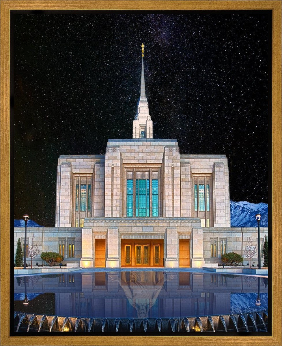 Ogden Temple Milky Way