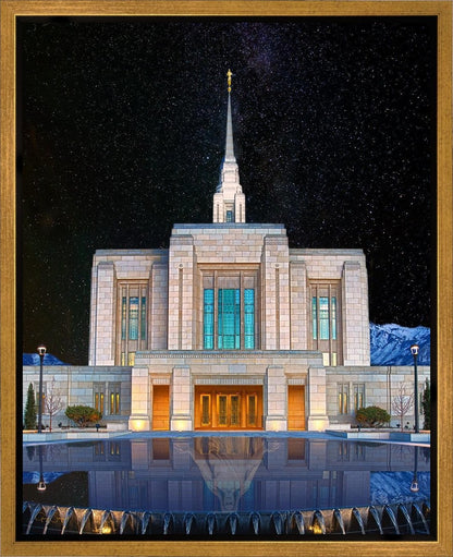 Ogden Temple Milky Way
