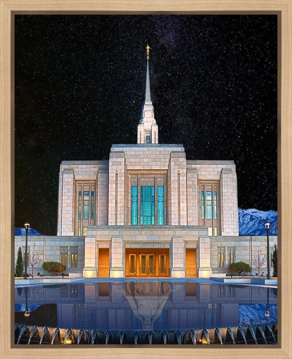 Ogden Temple Milky Way
