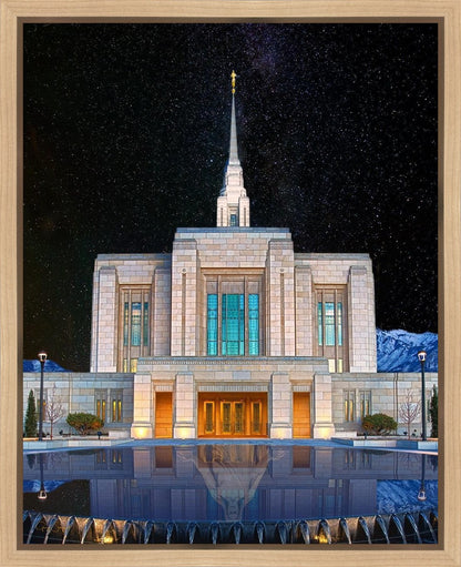 Ogden Temple Milky Way