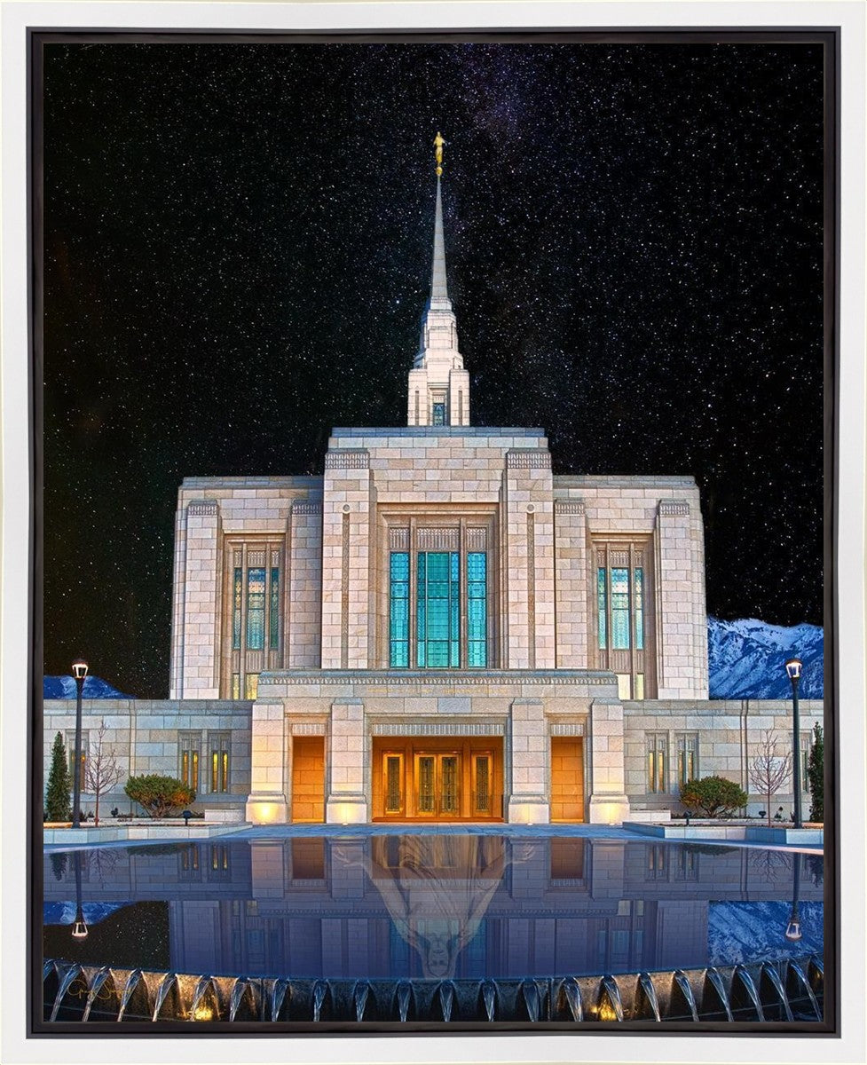 Ogden Temple Milky Way