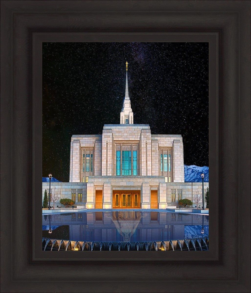 Ogden Temple Milky Way