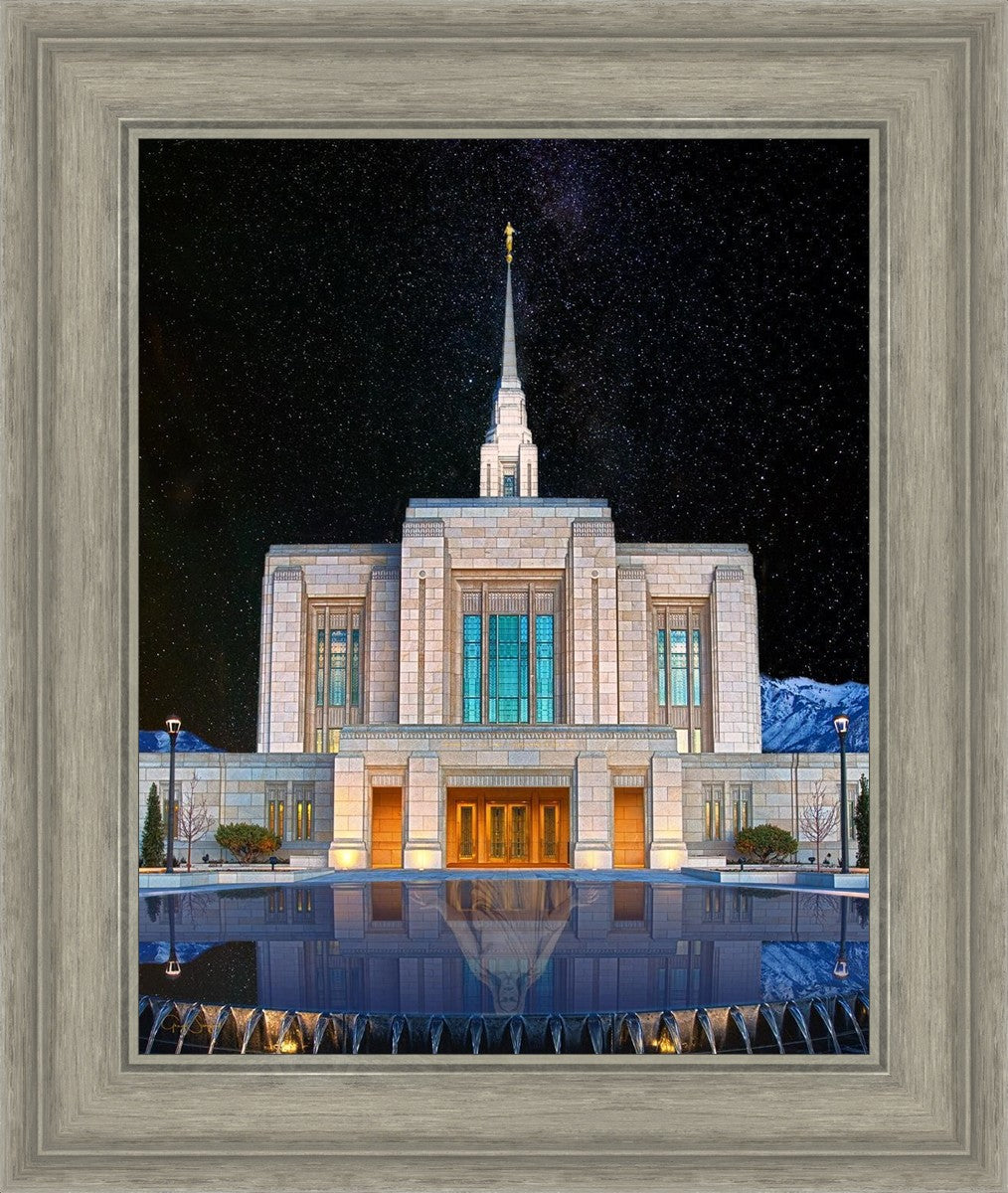 Ogden Temple Milky Way