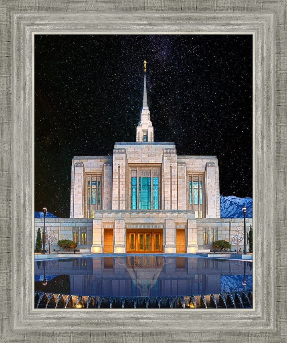 Ogden Temple Milky Way