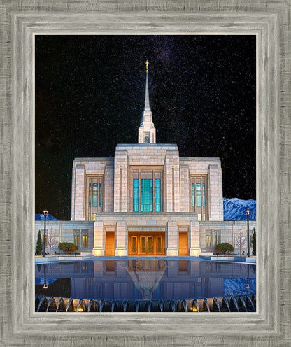 Ogden Temple Milky Way