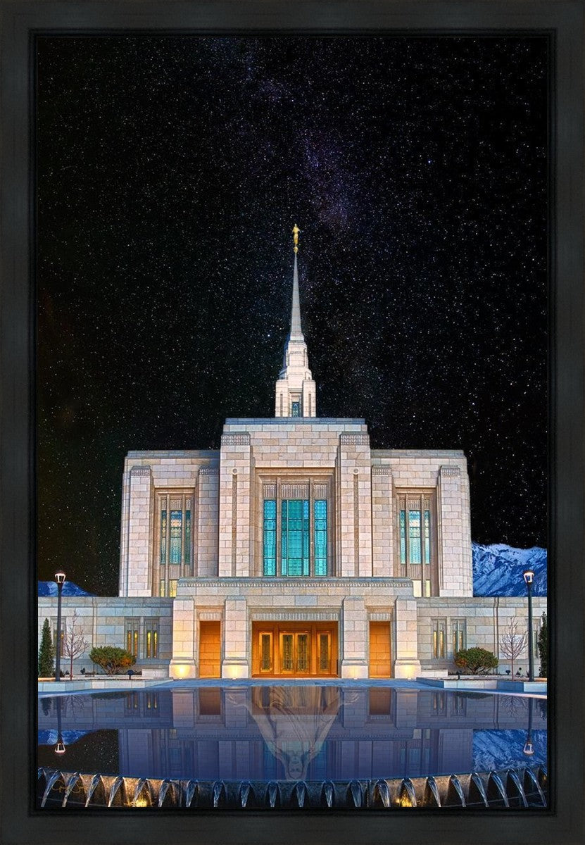 Ogden Temple Milky Way