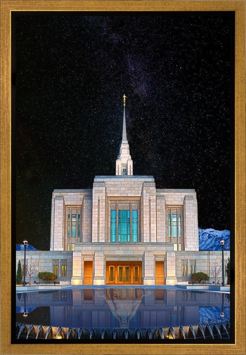 Ogden Temple Milky Way