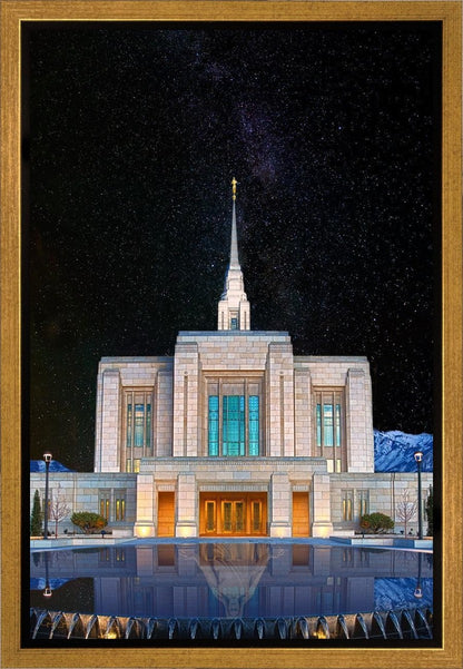 Ogden Temple Milky Way