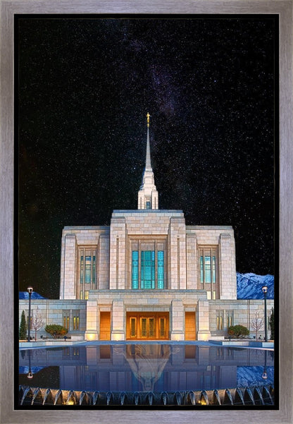 Ogden Temple Milky Way