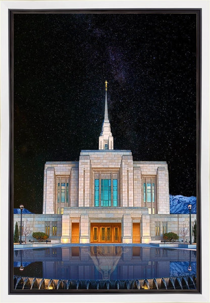 Ogden Temple Milky Way