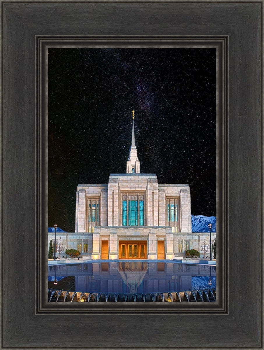 Ogden Temple Milky Way