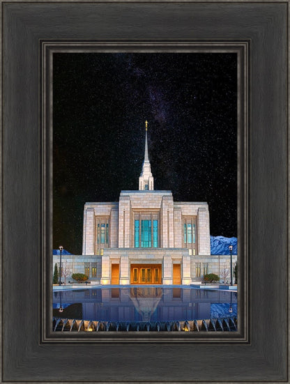 Ogden Temple Milky Way