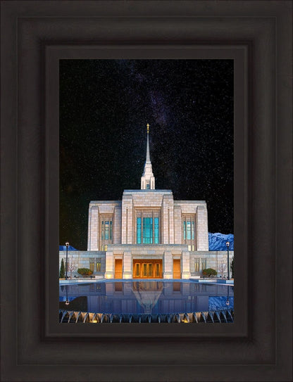 Ogden Temple Milky Way