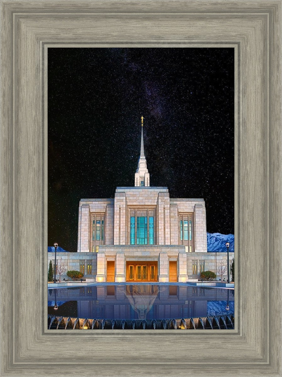 Ogden Temple Milky Way