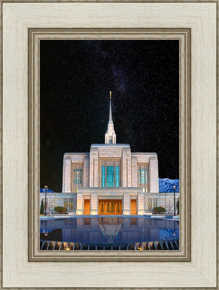 Ogden Temple Milky Way