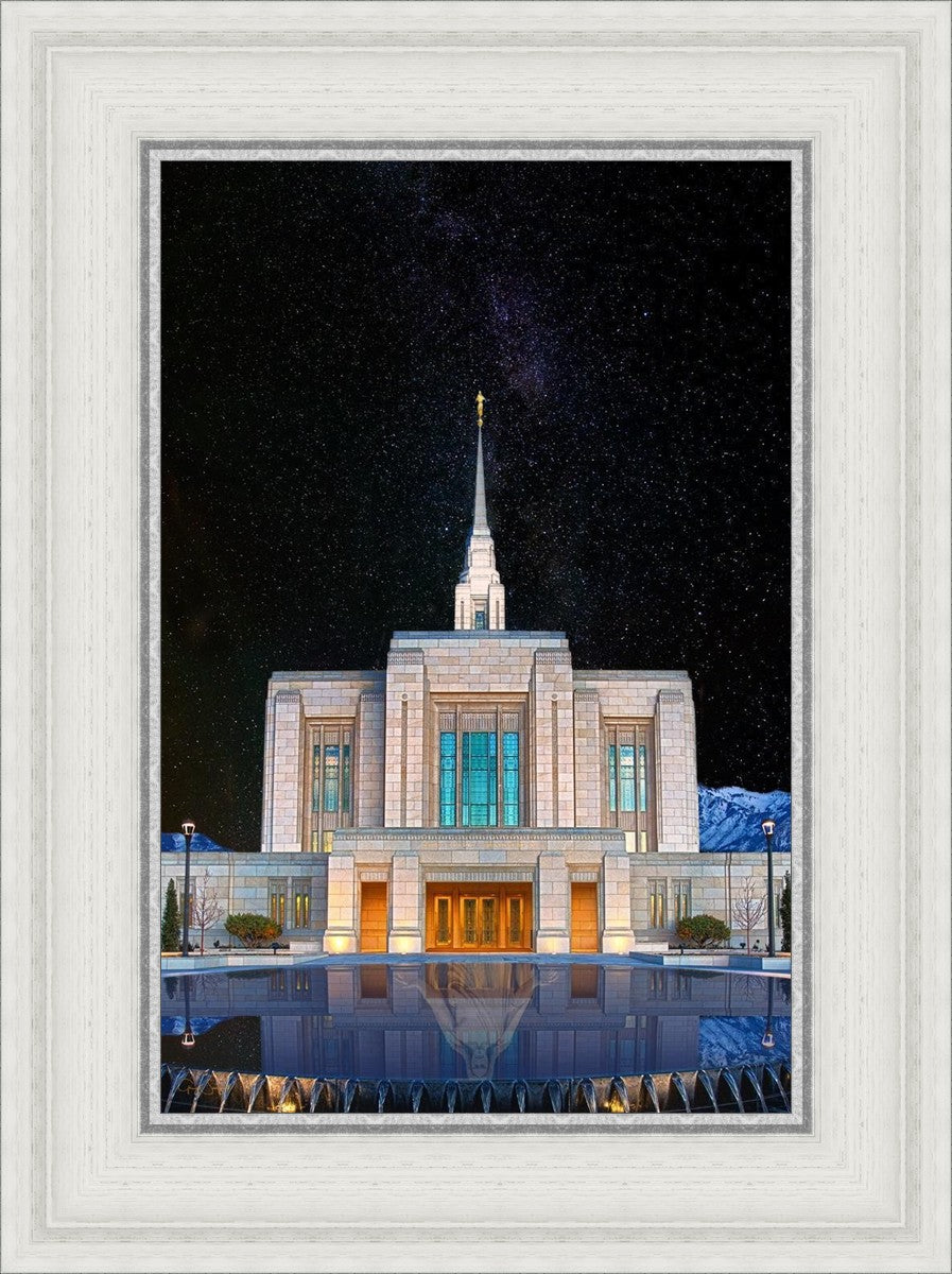 Ogden Temple Milky Way