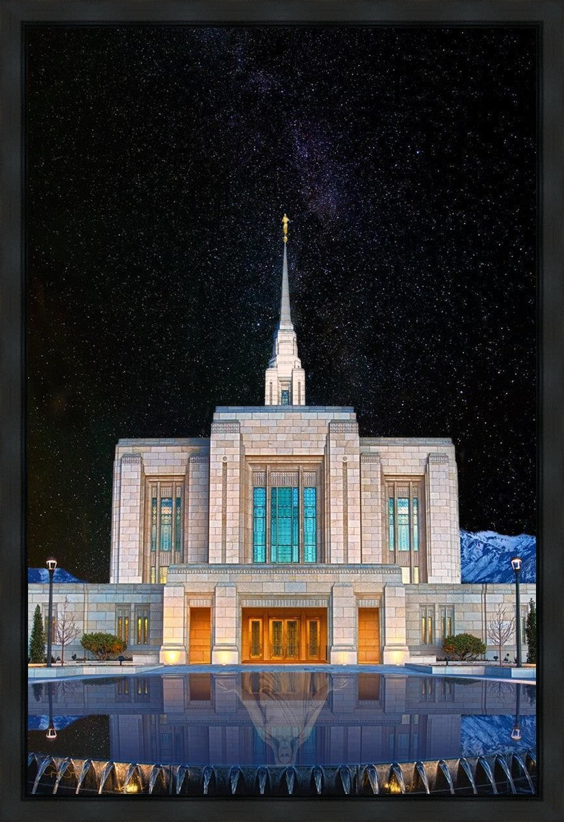 Ogden Temple Milky Way