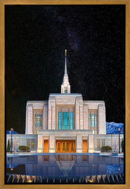 Ogden Temple Milky Way