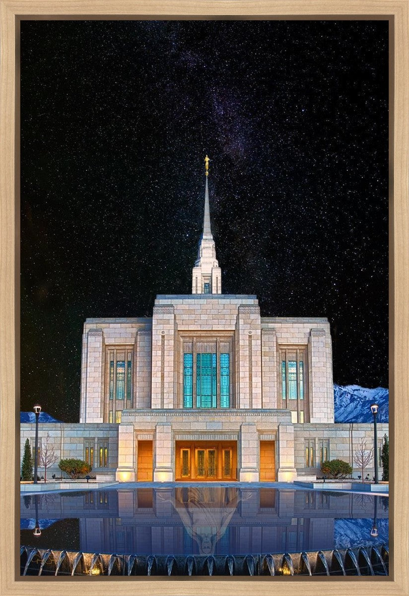 Ogden Temple Milky Way
