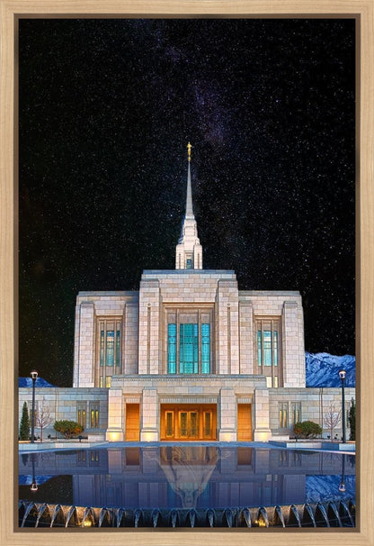 Ogden Temple Milky Way