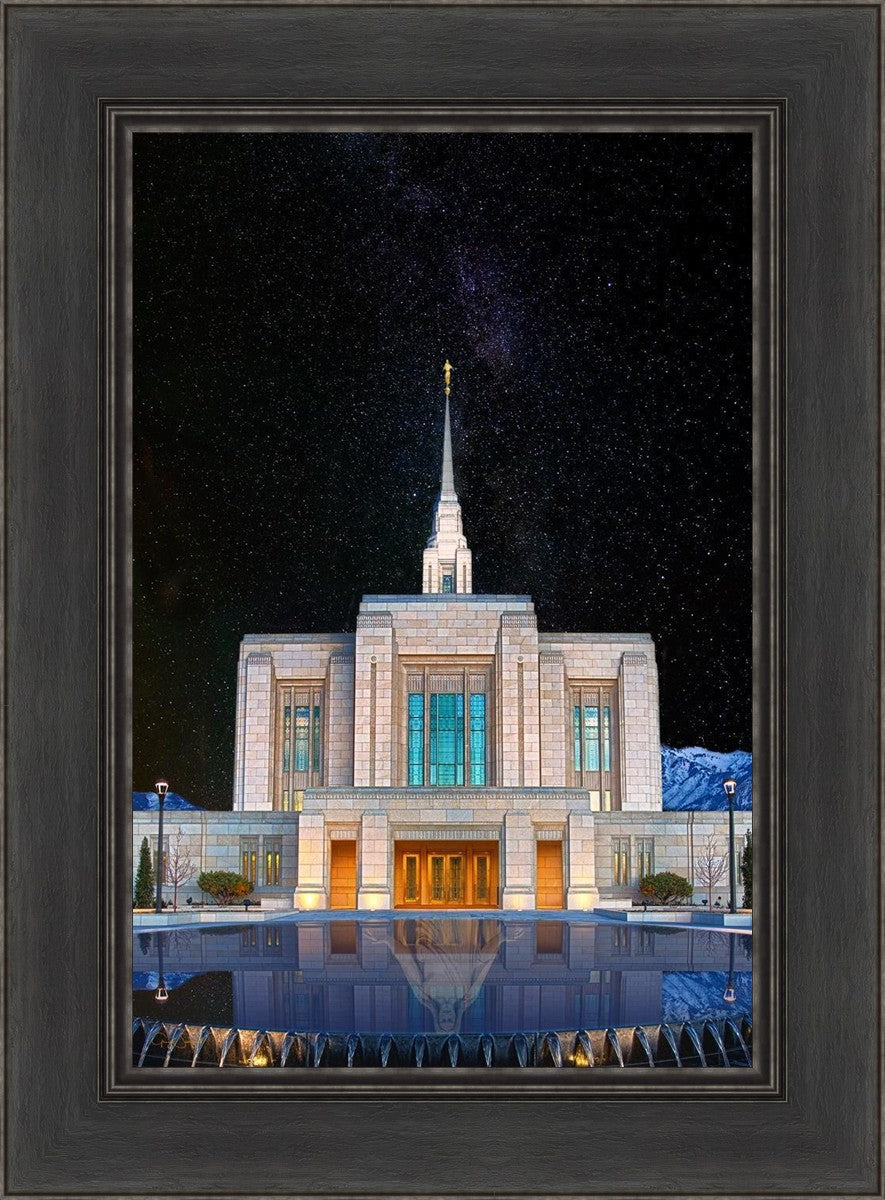 Ogden Temple Milky Way