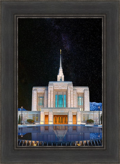 Ogden Temple Milky Way