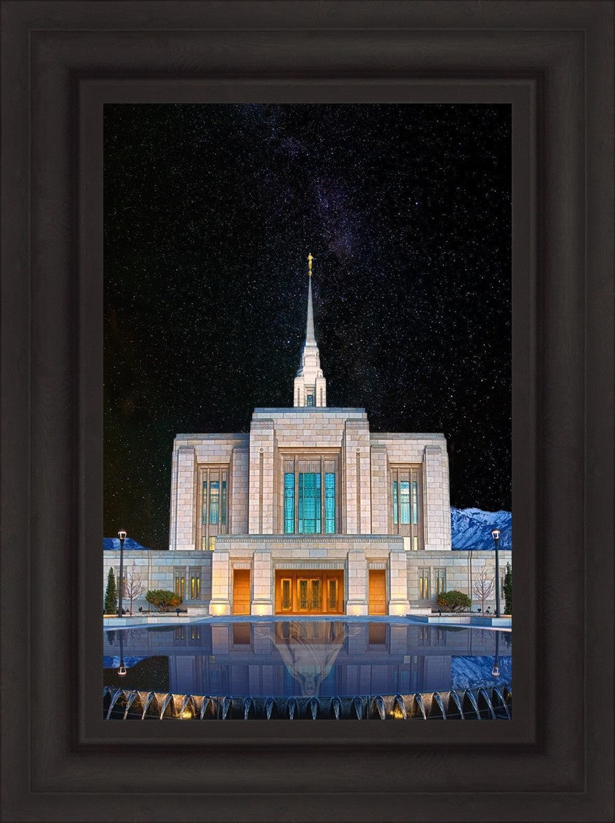 Ogden Temple Milky Way