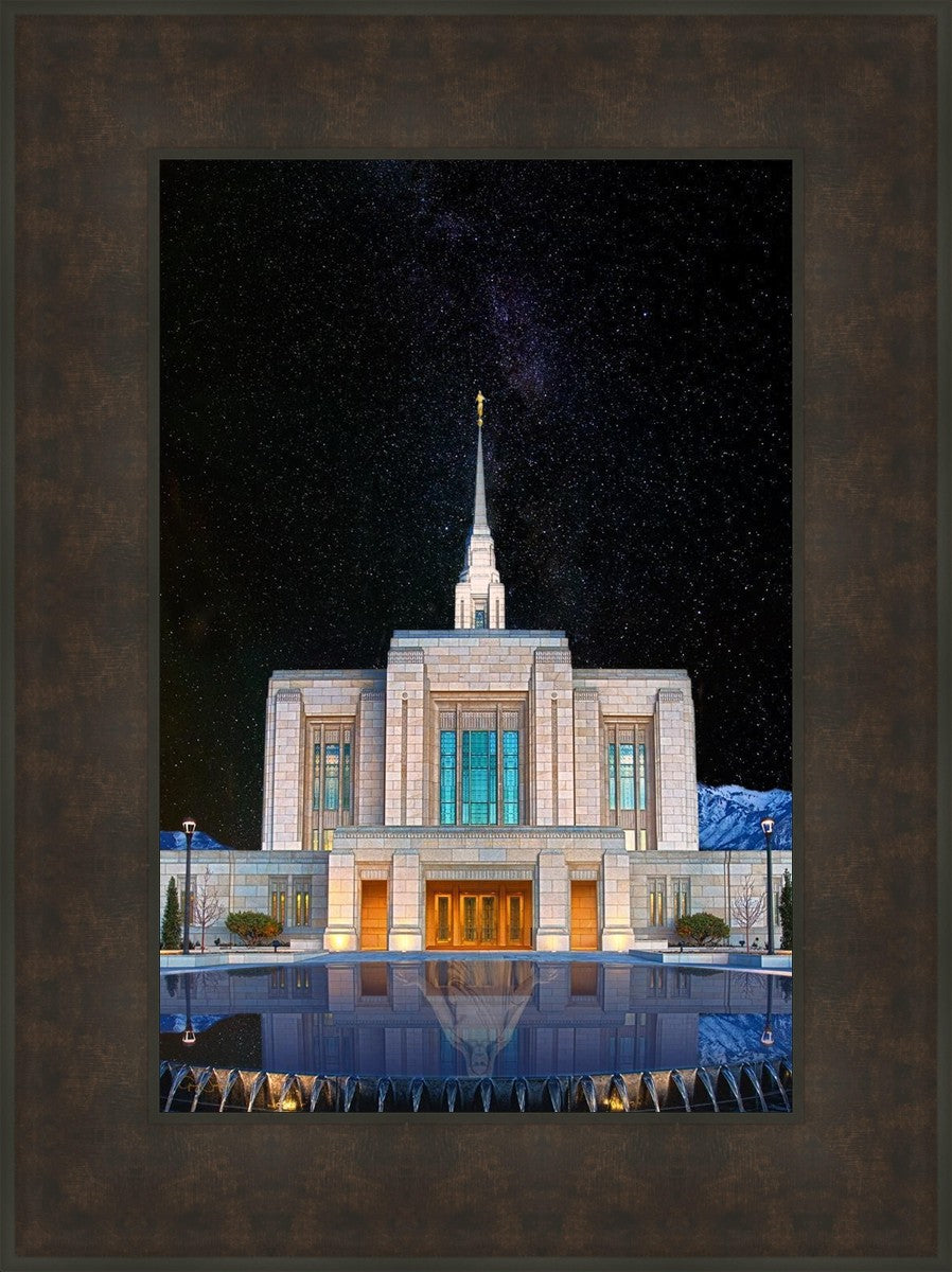 Ogden Temple Milky Way