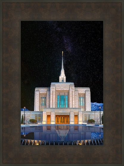 Ogden Temple Milky Way