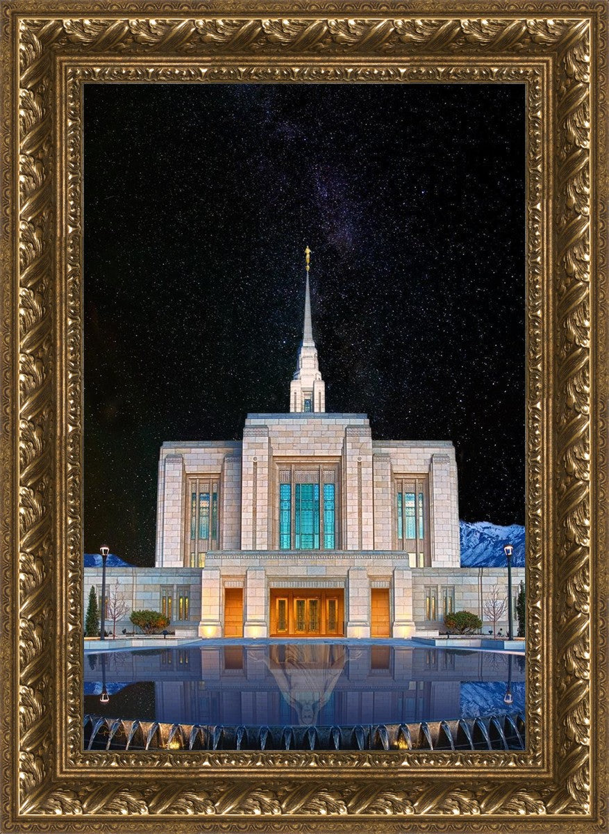 Ogden Temple Milky Way