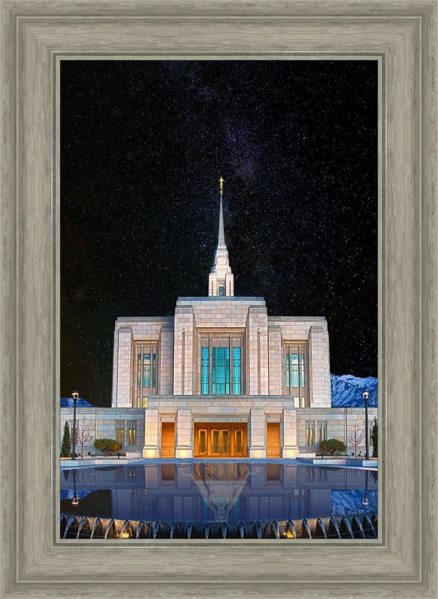 Ogden Temple Milky Way
