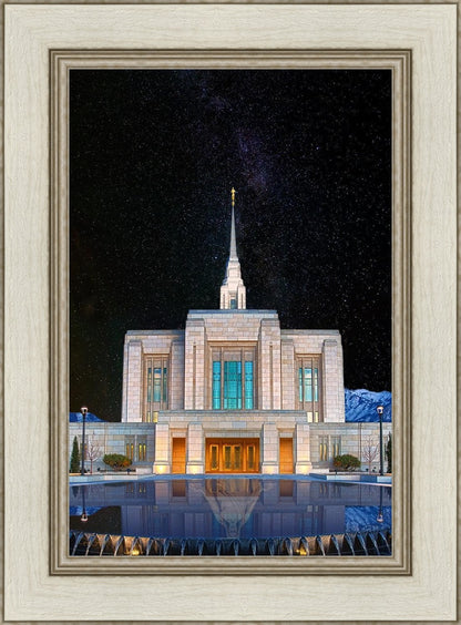 Ogden Temple Milky Way