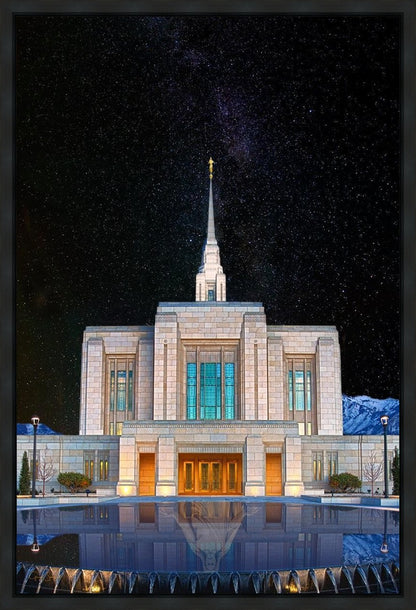 Ogden Temple Milky Way