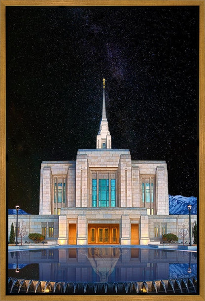 Ogden Temple Milky Way