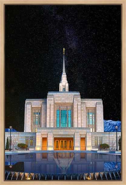 Ogden Temple Milky Way