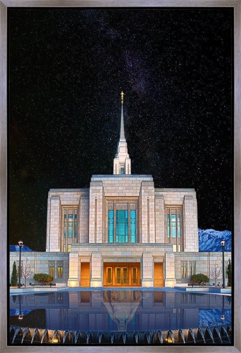 Ogden Temple Milky Way