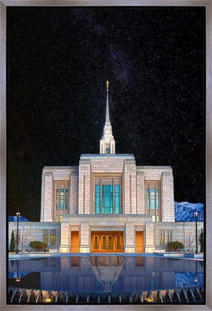 Ogden Temple Milky Way
