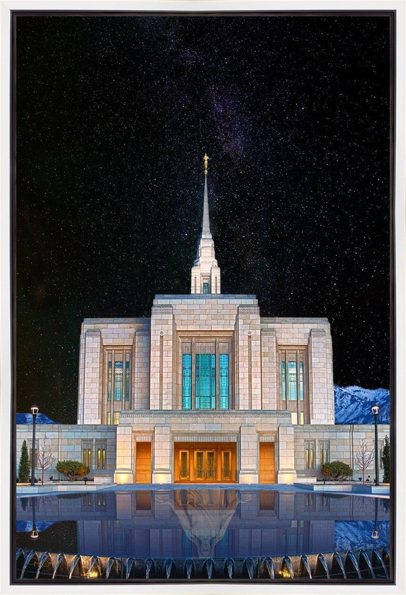 Ogden Temple Milky Way