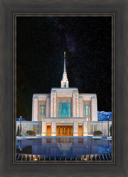 Ogden Temple Milky Way