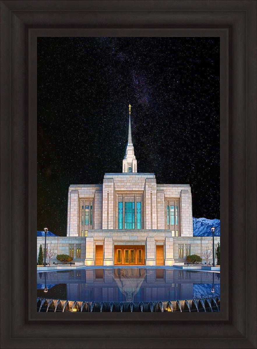 Ogden Temple Milky Way
