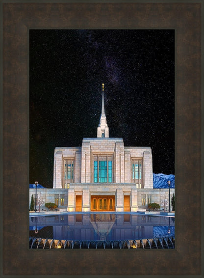Ogden Temple Milky Way
