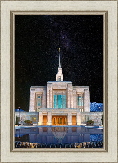 Ogden Temple Milky Way