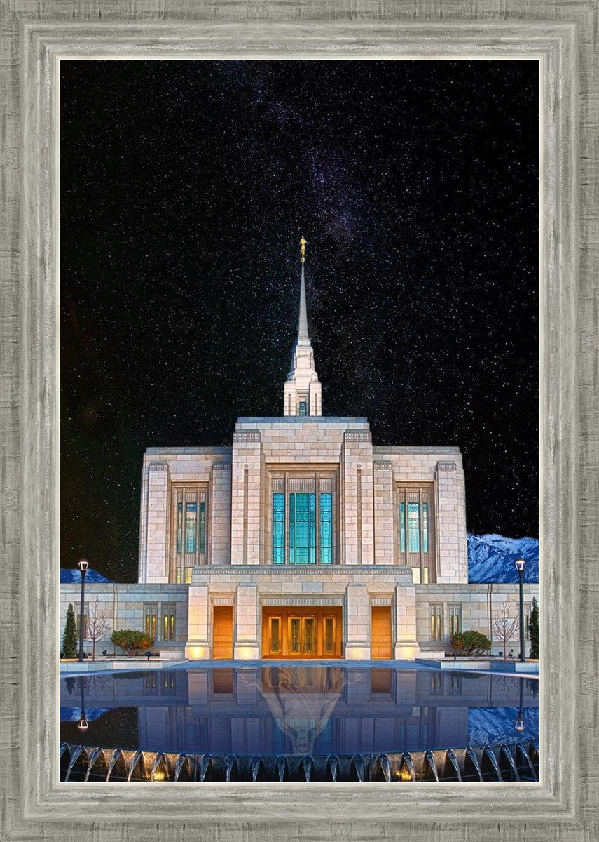 Ogden Temple Milky Way