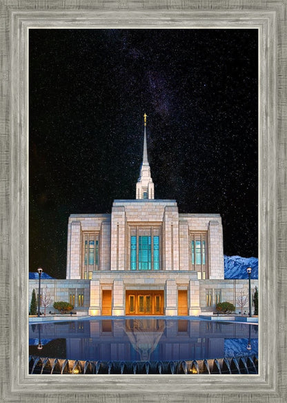 Ogden Temple Milky Way