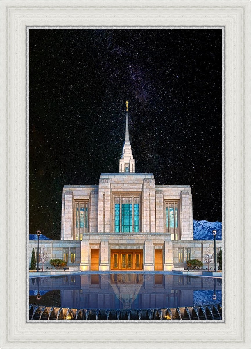 Ogden Temple Milky Way