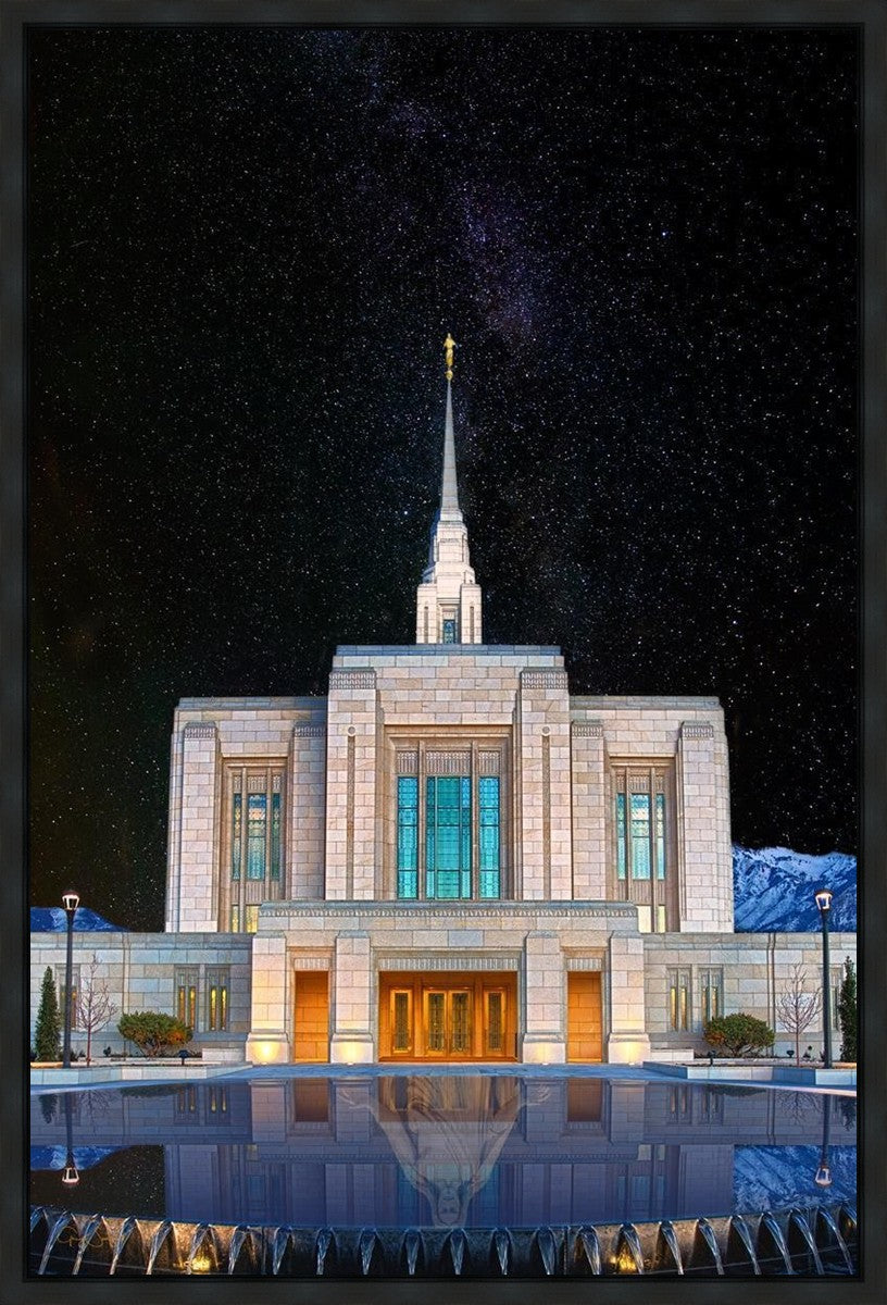 Ogden Temple Milky Way