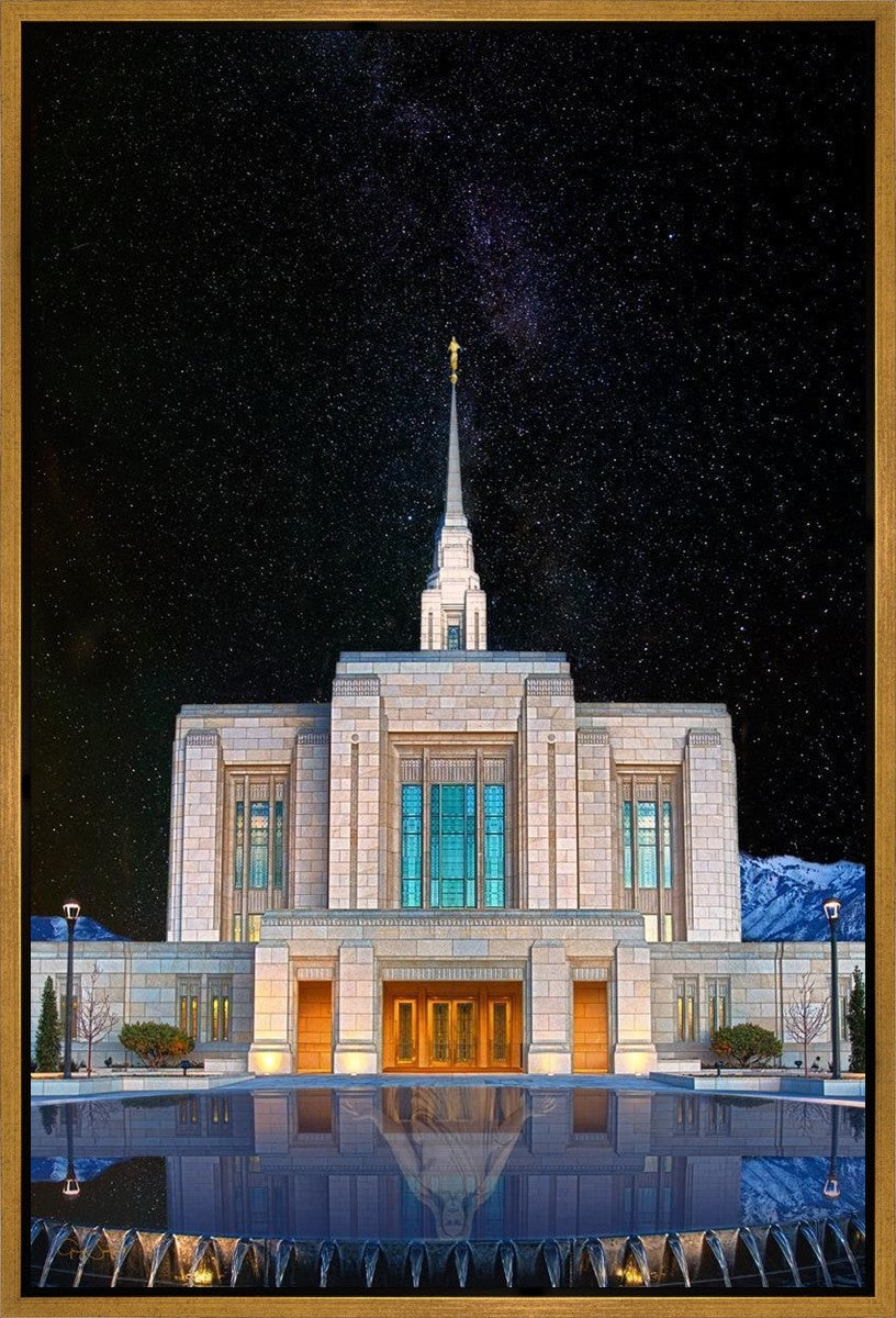 Ogden Temple Milky Way