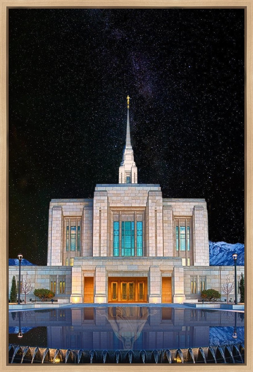 Ogden Temple Milky Way