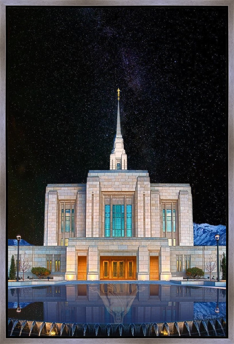 Ogden Temple Milky Way