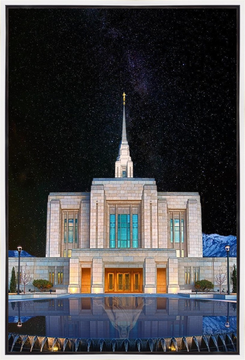 Ogden Temple Milky Way